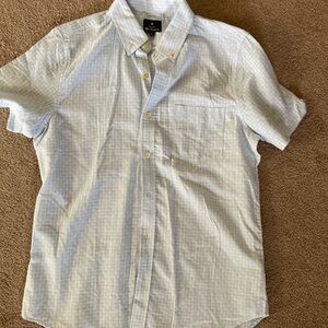 Ben Sherman Light Blue Plaid Casual Shirt